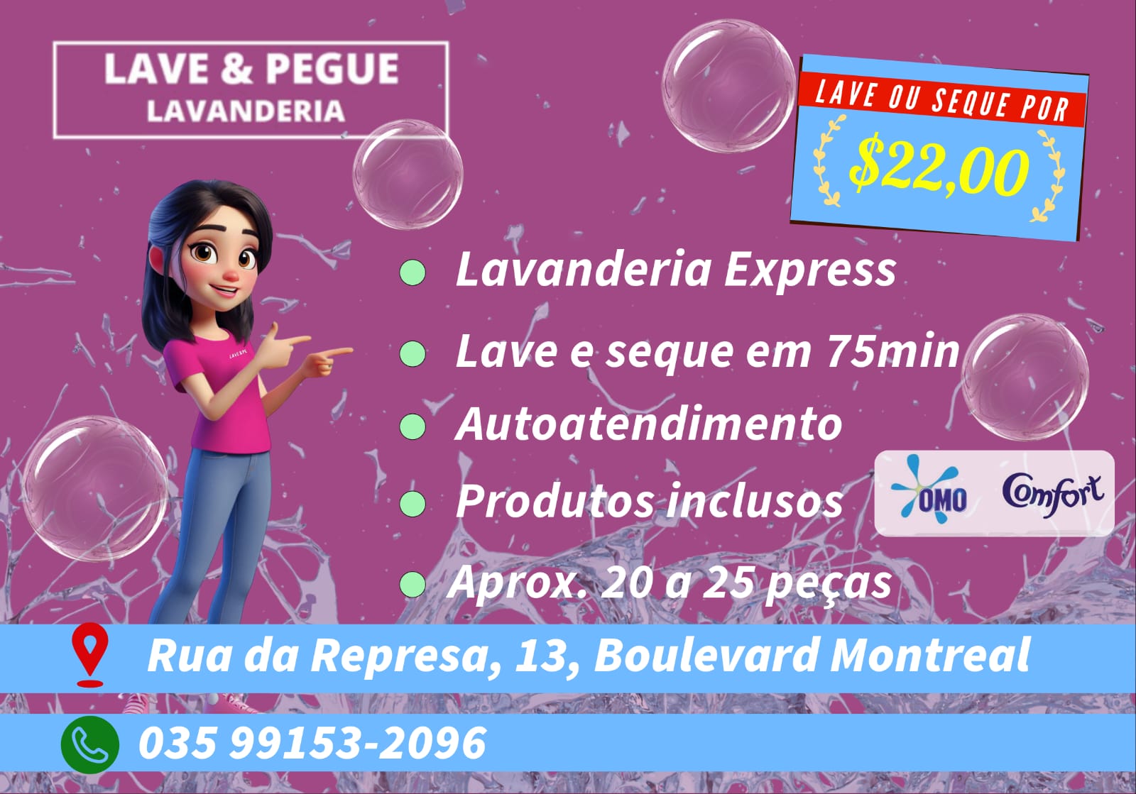 Banner Lave & Pegue